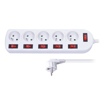 Verlängerungskabel mit Schaltern 2 m