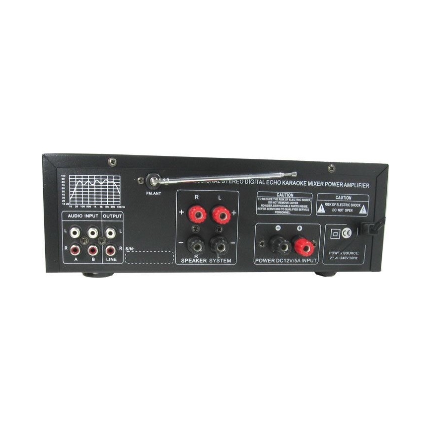 Verstärker mit Equalizer und MP3-Player + Fernbedienung