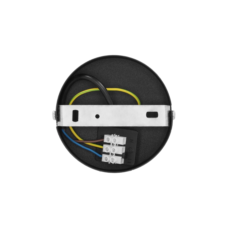 Verstellbare LED-Hängeleuchte an Stange GORTA 1xE27/60W/230V schwarz/gold