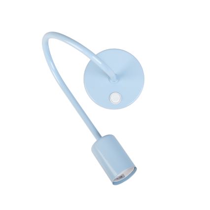 Verstellbare Wandleuchte OXFORD 1xE27/15W/230V blau