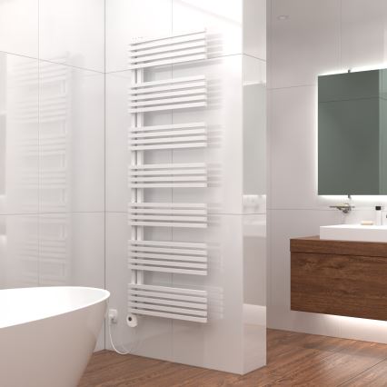 Vertaduro - Badezimmerheizkörper mit Thermostat MICHELLE 900W 177x50 cm weiß