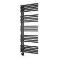 Vertaduro - Badheizkörper mit Thermostat MICHELLE 600 W 129 x 50 cm Anthrazit