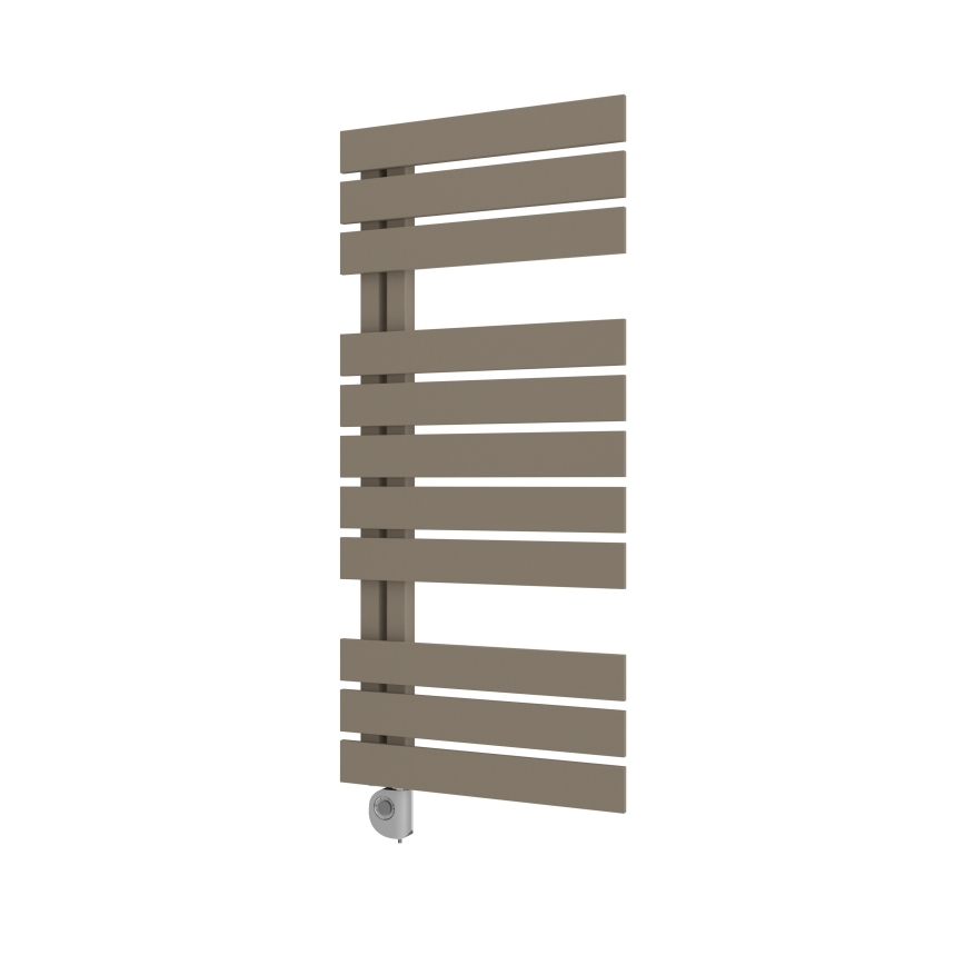 Vertaduro - Badheizkörper mit Thermostat ZIVA 500W 109x50 cm Taupe