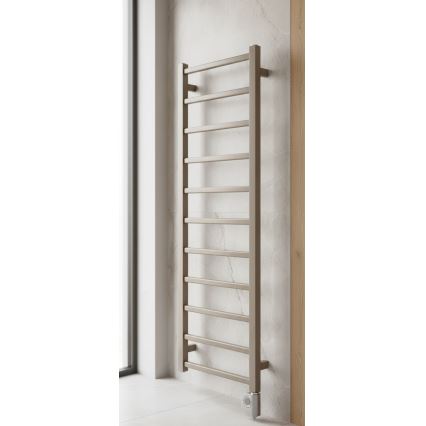 Vertaduro - Badheizkörper mit Thermostat ZOE 400W 114x40 cm taupe