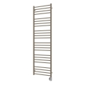 Vertaduro - Badheizkörper SIMONE mit Thermostat, 600 W, 174 x 50 cm, taupe