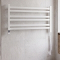 Vertaduro - Elektrischer Handtuchwärmer mit Thermostat AVA 181W/230V 50x90 cm IP44 weiß rechts