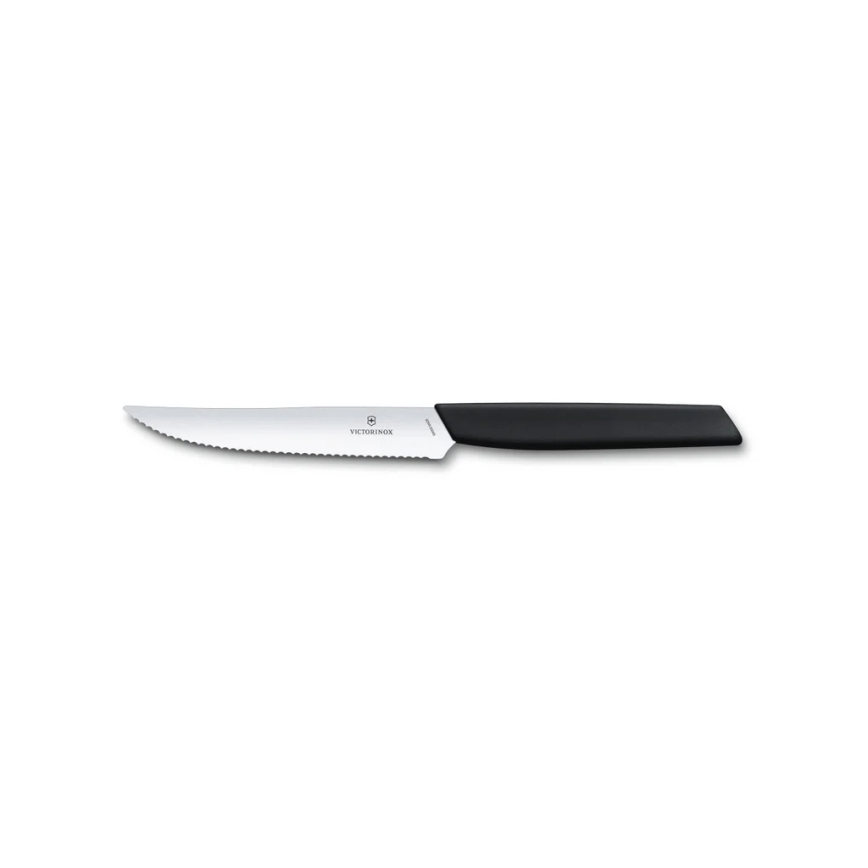 Victorinox - 12-teiliges Besteckset SWISS MODERN, schwarz