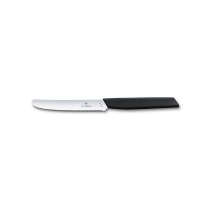 Victorinox - 12-teiliges Besteckset SWISS MODERN, schwarz