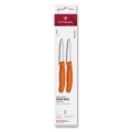 Victorinox - 2er-Set Gemüsemesser SWISS CLASSIC 8 cm, orange