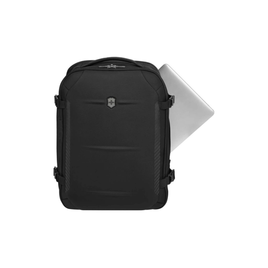 Victorinox - Erweiterbarer Rucksack Crosslight Boarding 37 l schwarz