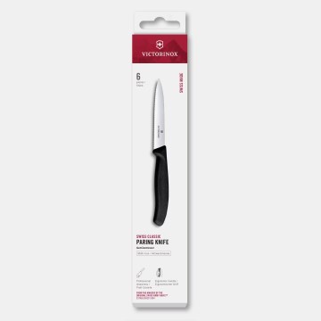 Victorinox - Gemüsemesser-Set SWISS CLASSIC 10 cm, 6-teilig, schwarz