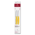 Victorinox - Gemüsemesserset SWISS CLASSIC, Klingenlänge 8 cm, 2 Stück, gelb