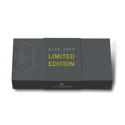 Victorinox – Klappmesser mit Sicherheitsverschluss Alox Limited edition 13,6 cm grün