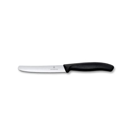 Victorinox - Küchenmesser-Set SWISS CLASSIC, 6-teilig, mit Messerblock, Buche/Beige