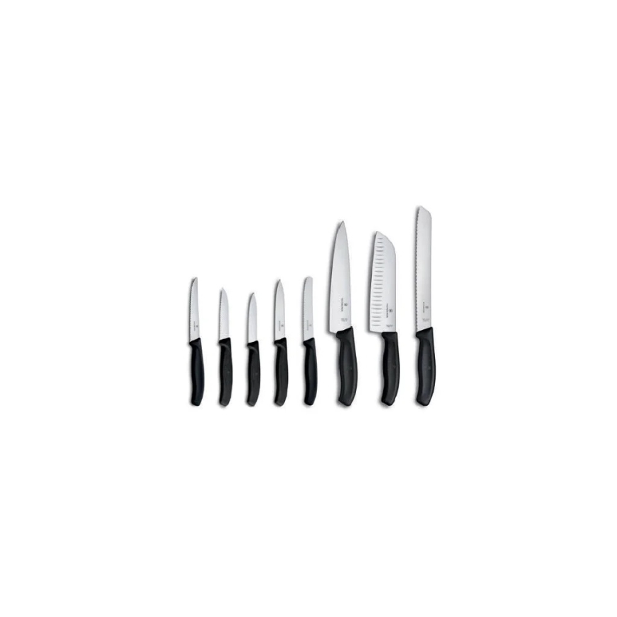 Victorinox - Messer-Set im Messerblock SWISS CLASSIC 9-tlg. Buche/beige