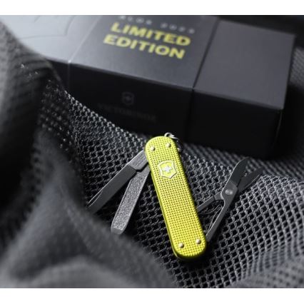 Victorinox – Multifunktionales Taschenmesser Alox Limited edition 5,8 cm/5 Funktionen grün