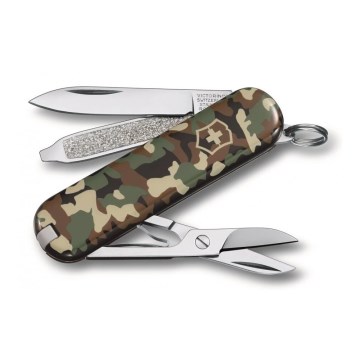 Victorinox - Multifunktionales Taschenmesser CLASSIC SD 5,8 cm/7 Funktionen Camouflage