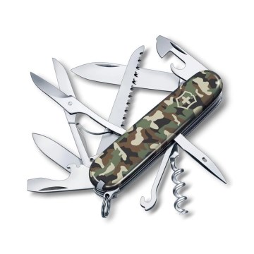 Victorinox - Multifunktionales Taschenmesser HUNTSMAN 9,1 cm/15 Funktionen Camouflage