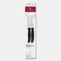 Victorinox - SWISS CLASSIC Gemüsemesserset, 10 cm, 2-tlg., schwarz