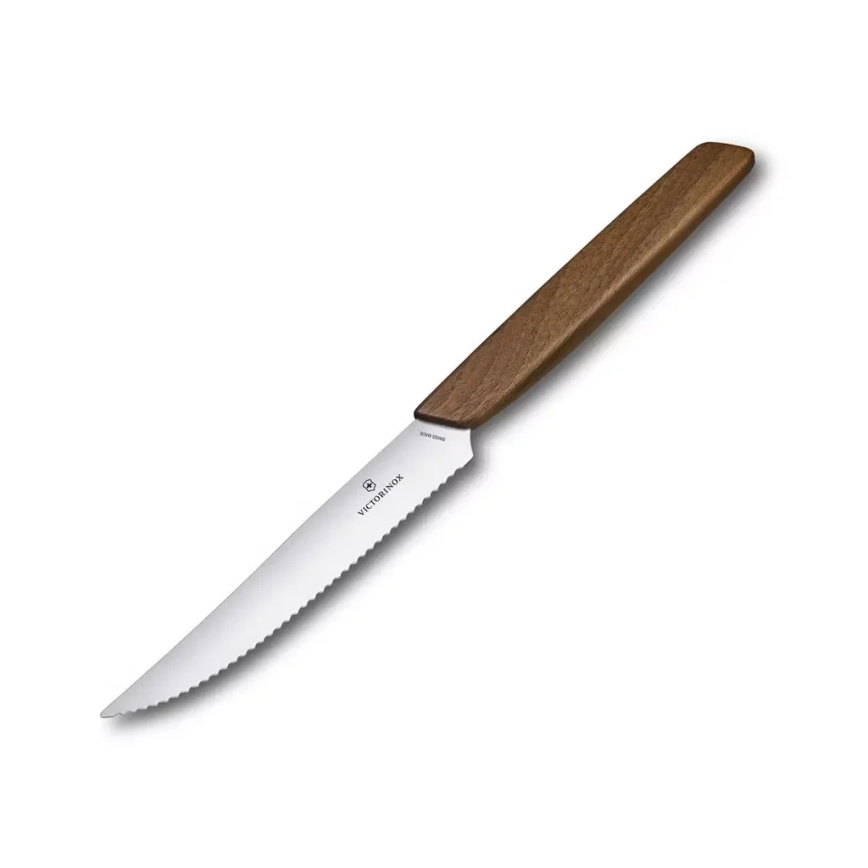 Victorinox - SWISS MODERN Steakmesser-Set 12 cm, 2-teilig, Walnussholz