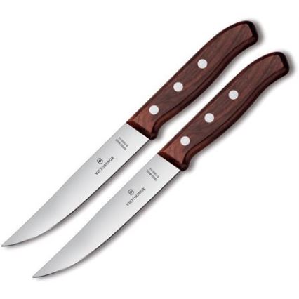 Victorinox - WOOD Steakmesser-Set, 14 cm, 2 Stück, Ahorn