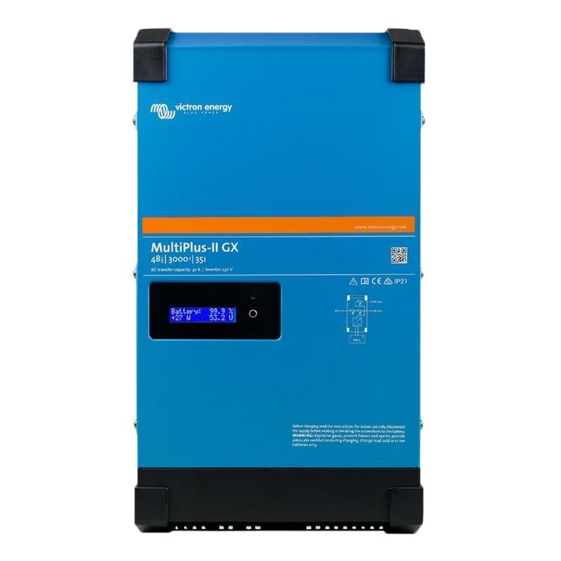 Victron Energy - Smart-Spannungswandler mit Batterieladevorrichtung 3000VA 48V/35A-32A