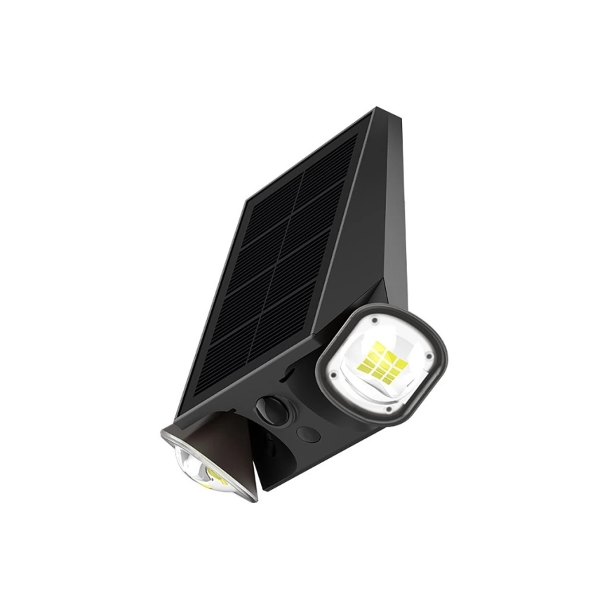 Viking - LED-dimmbare Solar-Wandleuchte mit Sensor LED/1,3W/3,7V IP44 4000K 2000 mAh