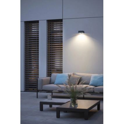 Viking - Dimmbare LED-Solar-Wandleuchte mit Sensor LED/2W/3,7V IP65 4000K 2000 mAh