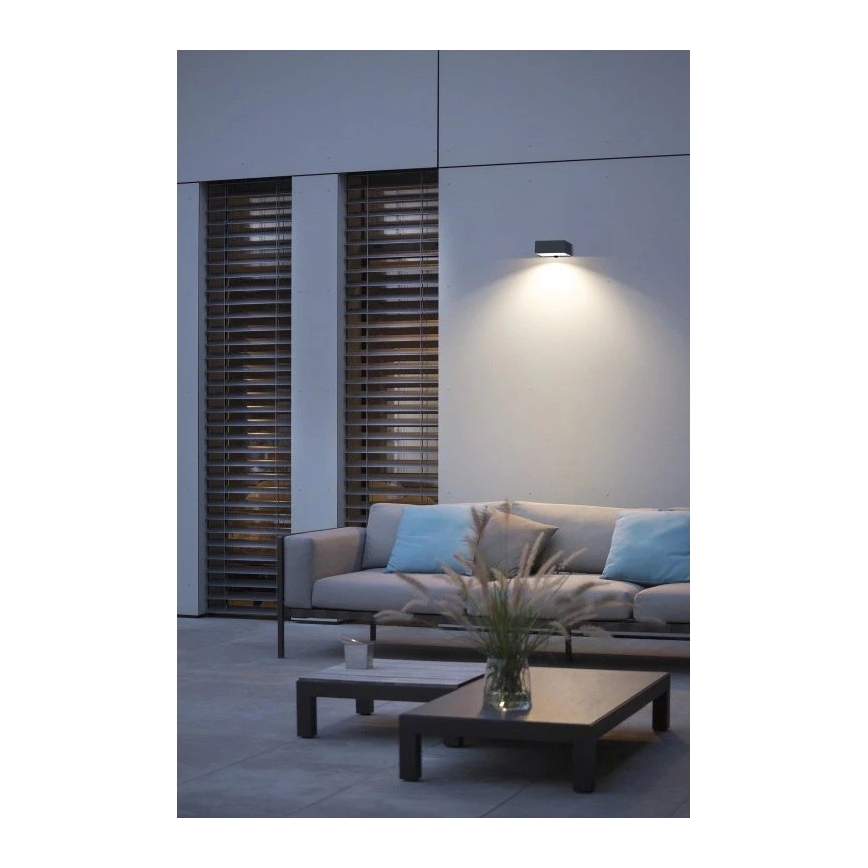 Viking - Dimmbare LED-Solar-Wandleuchte mit Sensor LED/2W/3,7V IP65 4000K 2000 mAh