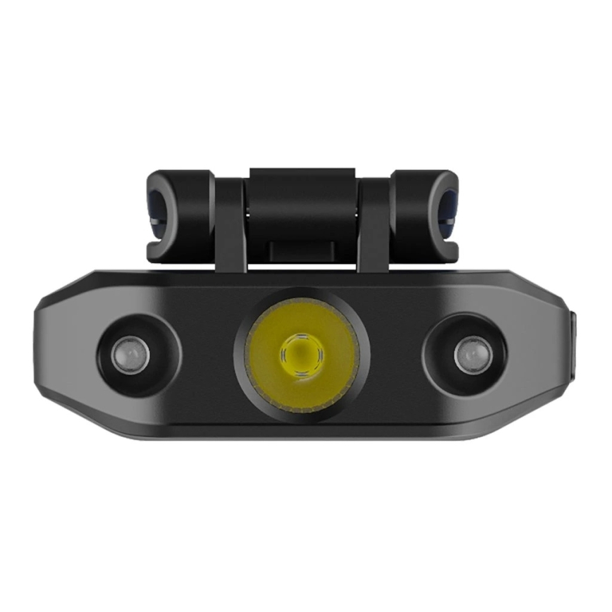 Viking - LED-dimmbare, wiederaufladbare Taschenlampe mit Sensor und rotem Licht LED/5V IPX4 200 lm 500 mAh