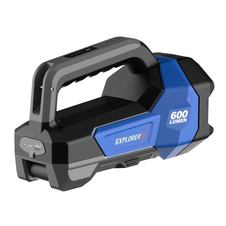 Viking - Dimmbare wiederaufladbare LED-Taschenlampe LED/5V IPX4 1000 lm 8000 mAh