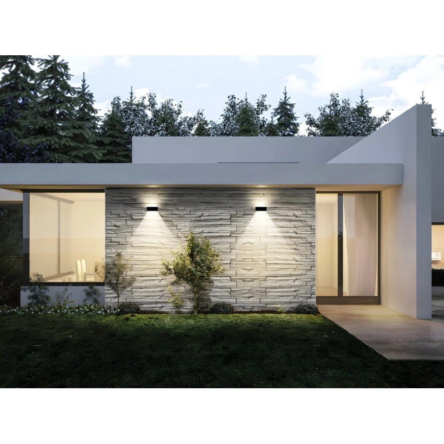 Viking - LED-Solar-Wandleuchte LED/1,3W/3,7V IP44 4000K 2000 mAh