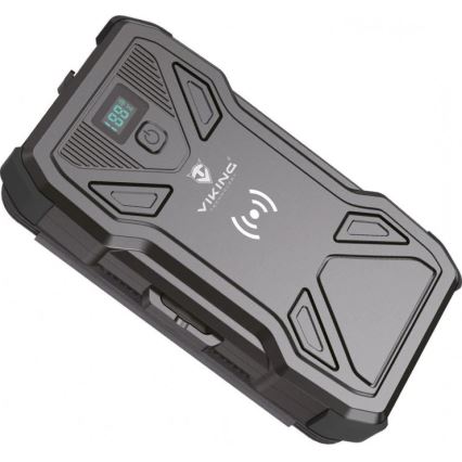 Viking - Powerbank mit integrierter LED-Taschenlampe, kabelloser Ladefunktion und Solarpanel, Power Delivery 22,5 W / 20000 mAh