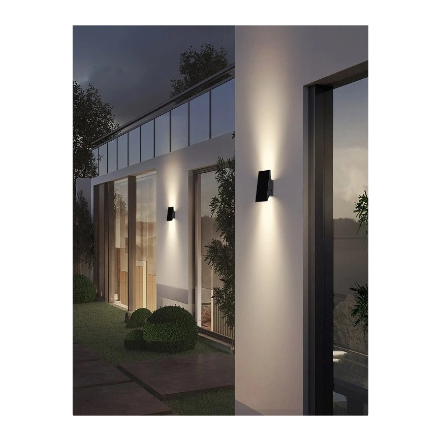 Viking - LED Dimmbare solarbetriebene Wandleuchte LED/1,5W/3,7V IP65 4000K 2000 mAh