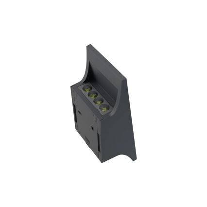 Viking - LED Dimmbare solarbetriebene Wandleuchte LED/1,5W/3,7V IP65 4000K 2000 mAh
