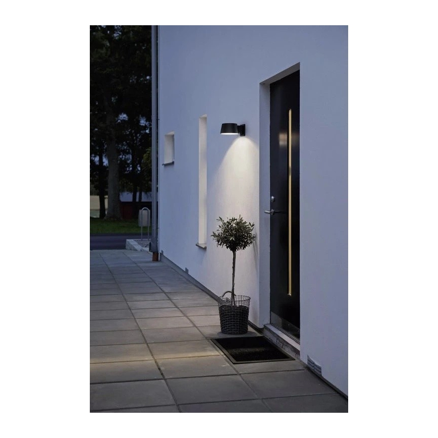 Viking - Dimmbare LED-Solar-Wandleuchte mit Sensor LED/1W/3,7V IP44 4000K 2000 mAh