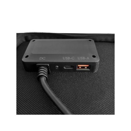 Viking - Solarpanel USB Power Delivery 60W/20V IPX4 schwarz
