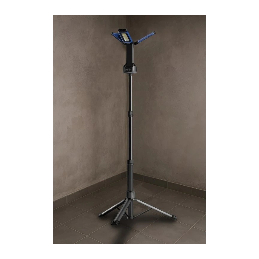 Viking - Wiederaufladbarer LED-Scheinwerfer mit Stativ 3xLED/5V IPX4 7000 lm 4000 mAh