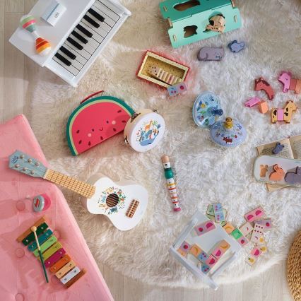 Vilac - Kinder-Holz-Gitarre Tiere der Welt Sarah Betz