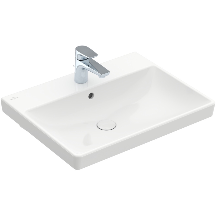 Villeroy & Boch 41586001 - Wandhängendes Waschbecken AVENTO 60x47 cm Keramik/weiß