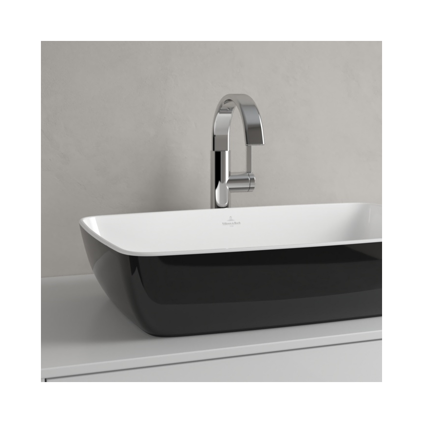 Villeroy & Boch 417258BCT8 - Aufsatzwaschbecken ARTIS 58 x 38,5 cm Keramik/Schwarz