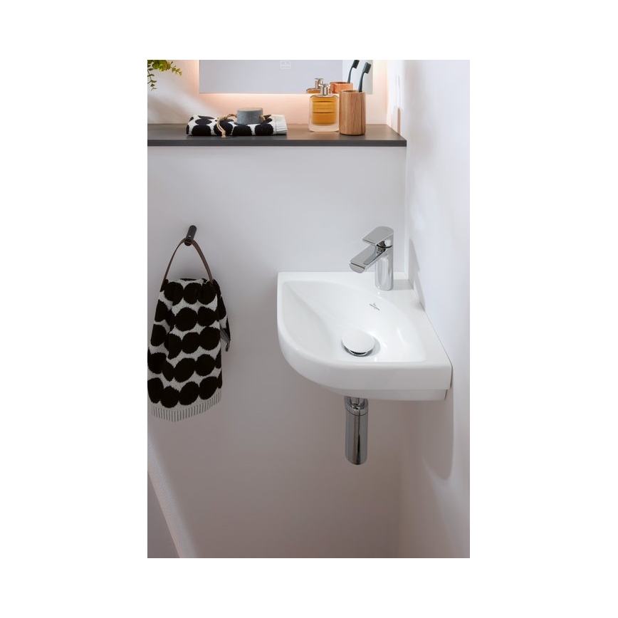 Villeroy & Boch 43714601 - Eck-Wandwaschbecken SUBWAY 3.0 32x32 cm Keramik/weiß
