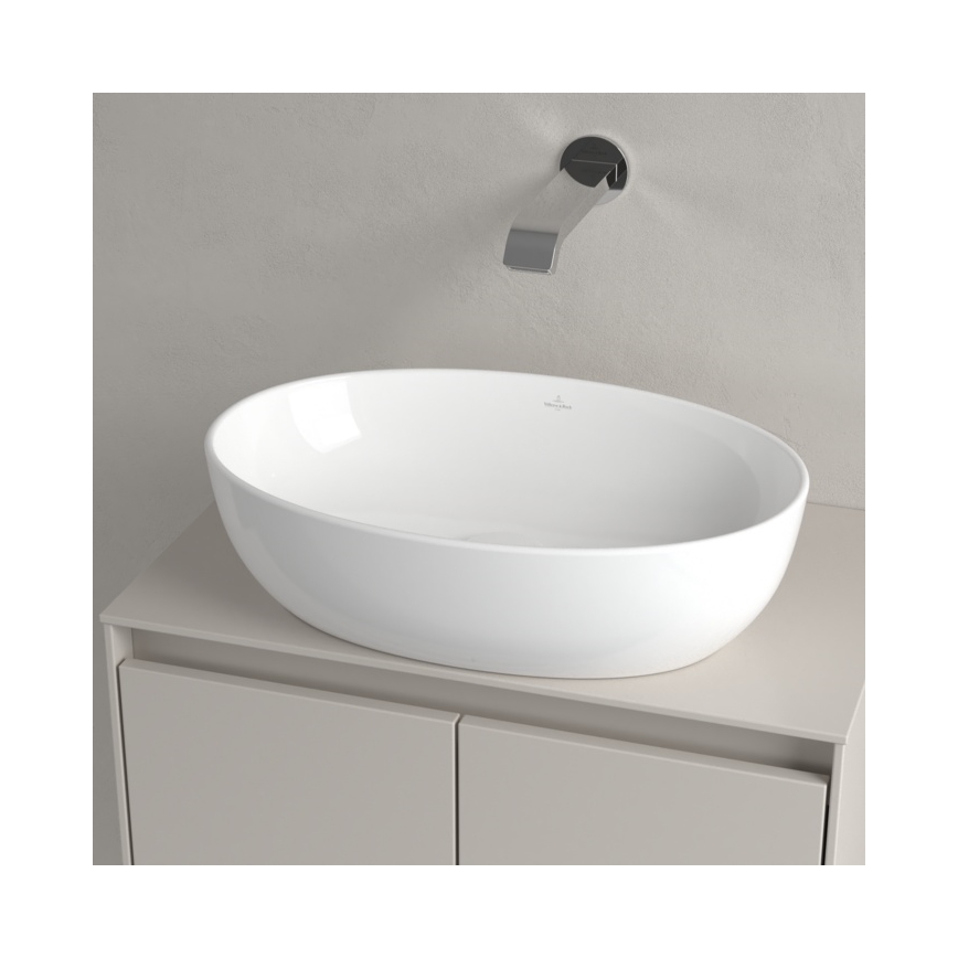Villeroy & Boch 43884801 - Aufsatz-Waschbecken ARTIS 48 x 32,5 cm Keramik/weiß