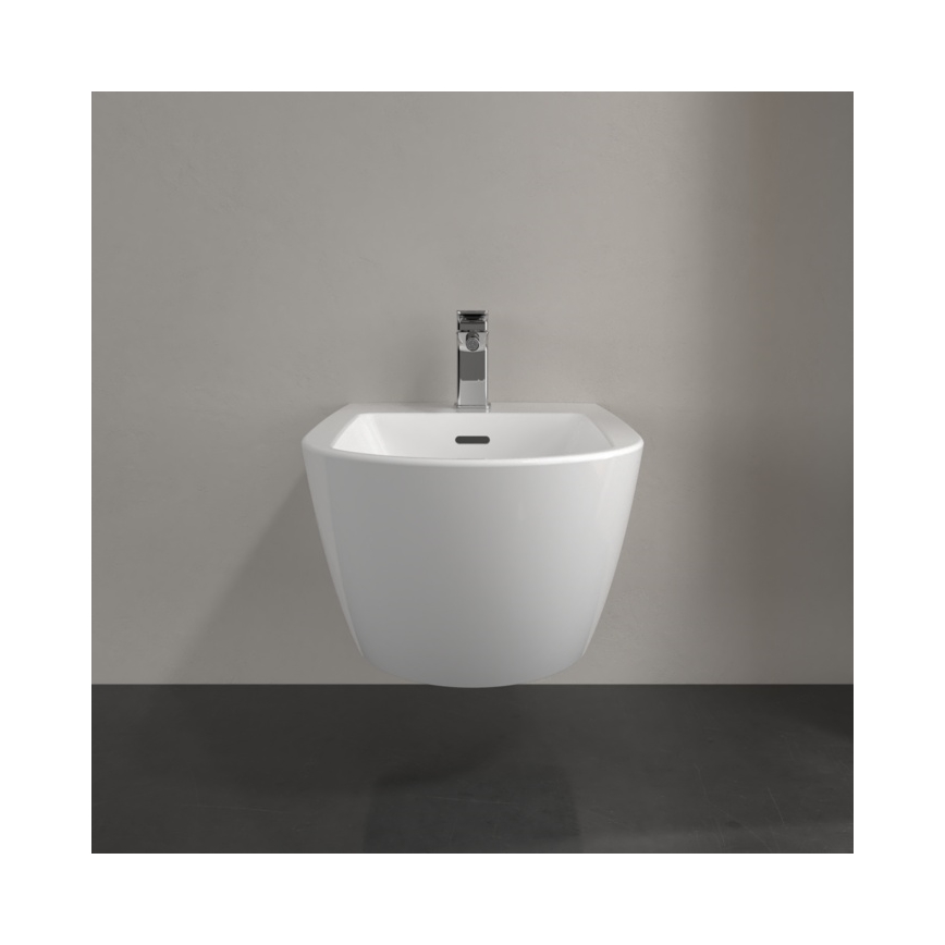 Villeroy & Boch 447000R1 - Wandhängendes Bidet SUBWAY 3.0 Keramik/weiß