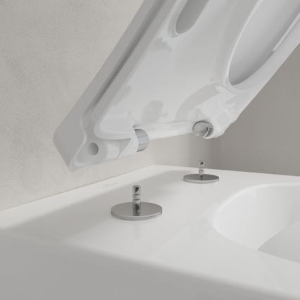 Villeroy & Boch 4611RLR1 - Wandhängendes WC mit SoftClose-Sitz VENTICELLO Keramik/weiß