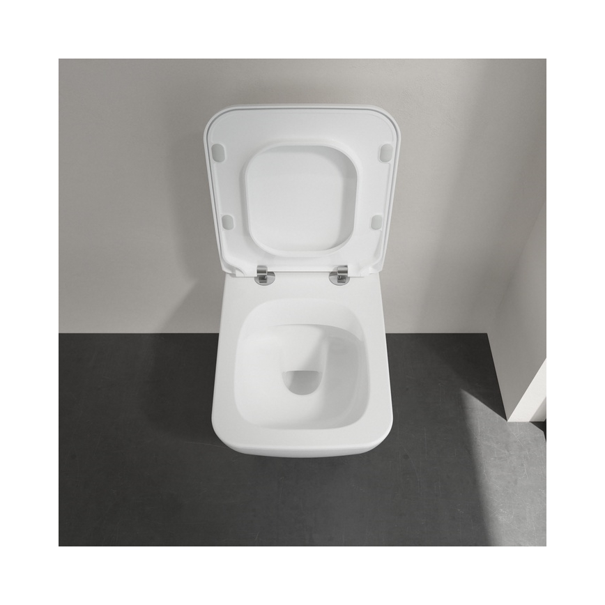 Villeroy & Boch 4611RS01 - Wandhängendes WC mit SoftClose-Sitz VENTICELLO Keramik/weiß