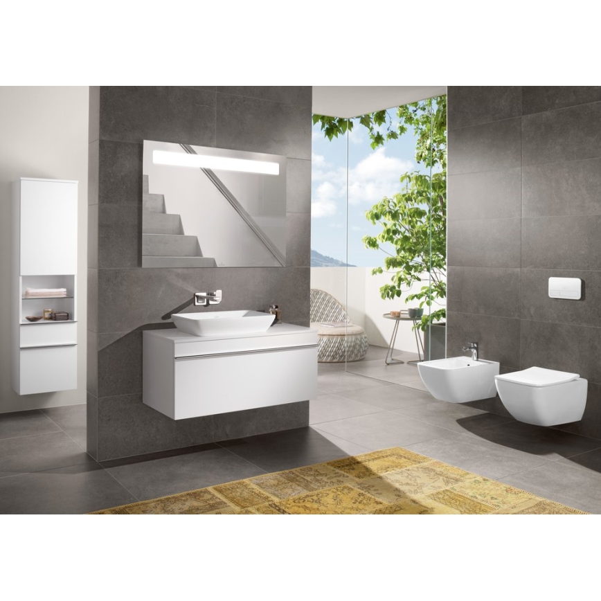 Villeroy & Boch 4611RS01 - Wandhängendes WC mit SoftClose-Sitz VENTICELLO Keramik/weiß
