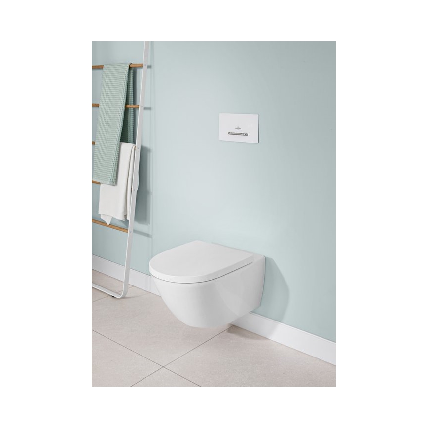 Villeroy & Boch 4670T0T2 - Wandhängendes WC SUBWAY 3.0 Keramik/Weiß