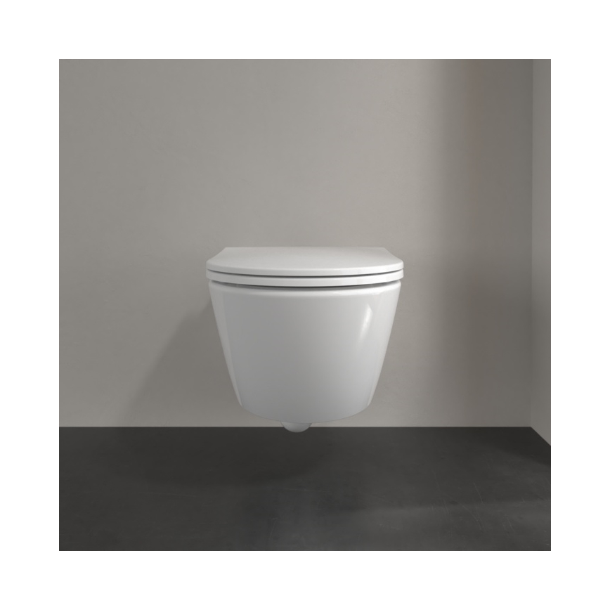 Villeroy & Boch 4670T901 - Wandhängendes WC SUBWAY 3.0 mit SoftClose-Sitz, Keramik/Weiß