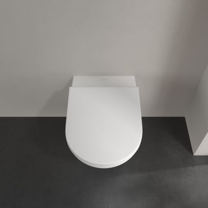 Villeroy & Boch 4670T901 - Wandhängendes WC SUBWAY 3.0 mit SoftClose-Sitz, Keramik/Weiß